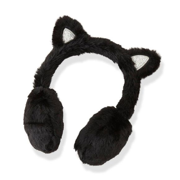 Earmuffs Kitty Cat Ears Ear Muffs Plush - Picture 1 of 2